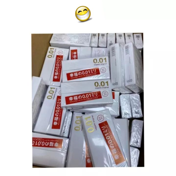Sagami Original 001 ถุงยางอนามัยญี่ปุ่น บางที่สุด เพียงพิเศษ 0.01 มม. ...