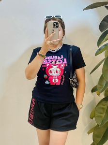 TERNO SHORT LABUBU PREMIUM KNITTED FABRIC (MAKAPAL AT MAGANDA BANAT) SMALL TO SEMI-XL