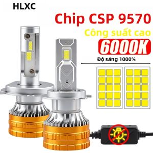 Bóng Đèn Pha LED Siêu Sáng 6000K H4 H7 H11 K5C K6C Plus H1 H8 9005 9006 HB3 HB4 Không Lỗi Đèn Sương Mù Tự Động Turbo Cho Ô Tô