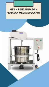 Mesin Mixing Cooking Pengaduk Pemasak Pembuat Bumbu Saus Sambal Dilengkapi Stockpot Single Jacket Kapasitas 50 Liter Cocok Untuk UMKM Mesin Pengaduk Elektrik Metal - Lazada