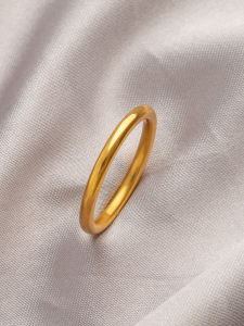 Inheriting Simple Titanium Steel Ring for Women Elegant Minimalist Design Fashionable Trendy Finger Ring That Does Not Fade