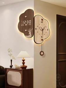 CTYLIGHTZ | Vintage Corner Wall Clock Double-sided