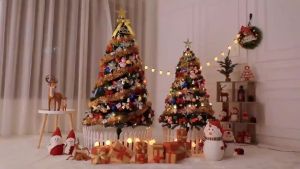 【shipped today】christmas tree set with decorations Xmas tree decoration for home 3ft/4ft/5ft/6ft/7ft/8ft on sale makapal set