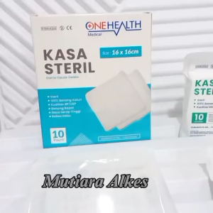 Kasa Steril ONEHEALTH 10cm x 10cm x 16ply / 75cm x 75cm x 16ply / 16cm x 16cm Kassa