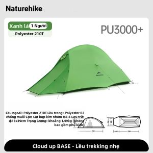 NatureHike | Lều Cắm Trại Naturehike Cloud-Up Base Siêu Nhẹ Chống Nước Tự Đứng Dành Cho Đi Bộ Đường Dài Cắm Trại 1-2 Người Di Động Hai Lớp