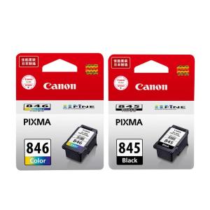 Canon |Original Black & Color Ink Cartridges PG845 CL846 Compatible with Various Printers PG-845
