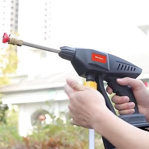 [SALE] Máy Rửa Xe Hitachi 2 PIN 199V Cầm Tay Không Dây Áp Lực Cao Cho Mọi Loại Xe 2 PIN 199V 30000mAH Công Suất 1400W