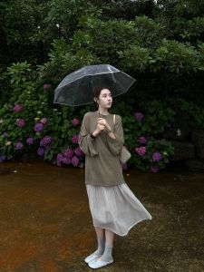 VKSOD | Lazy Style Comfortable Loose Top and Skirt Set