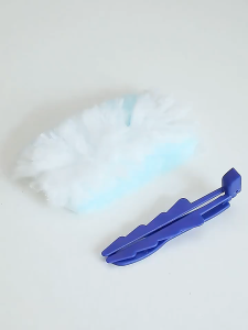 Dustbuster Pro: Dual-Sided Microfiber Cleaning Brush Set with 10 Refill Heads for Home Office and Car