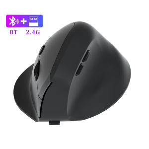kebidumei | Bluetooth Mouse Vertical Mouse Ergonomic 2.4G Wireless Optical Mice 3 Adjustable DPI 800/1200/1600 6 Buttons for Laptop Desktop