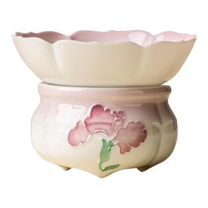 JISU | Gradual Purple Hand-painted Carnation Ceramic Tea Strainer