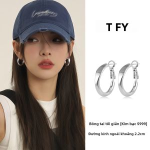 TFY | Vòng Tai Trang Sức Bạc 999 Thời Trang Cao Cấp