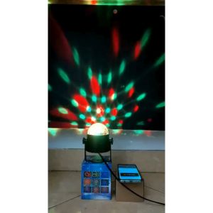 TaffLED Lampu Disco LED Putar Full Warna Sensor Suara Musik Kamar Proyektor RGB 240V 6W