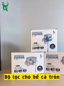 Máy lọc nước bể cá tròn JENECA dạng thác nước (BH 1 đổi 1)
