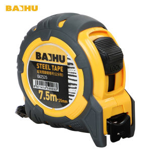 BAIHU Tape Measure7.5M ABS Thickened Hard Anti Drop Shell Durable Meter Ruler Wear-resistant Box Ruler for Household