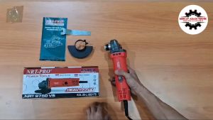 NRT-PRO 9750 VS Gerinda Tangan 4 Inch Gurinda Grinda Angle Disc Grinder Listrik Variable Speed Mesin 9750VS