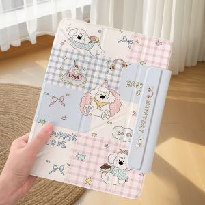 Magnetic tower buckle Y-พับสําหรับipadกรณี 11th 2025 11 นิ้วA16 เคสไอแพดเจน 10 case Air4 Air5 gen10 Pro11 Air11 /Air6/Air7 2025