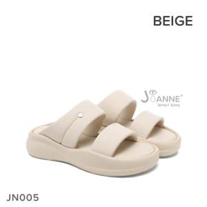 JOANNE  Premium Double Strap Sandals Shoes Sepatu Wanita #JN00