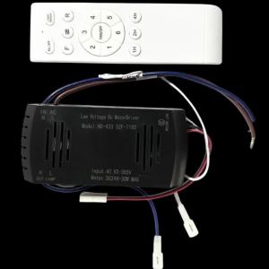IRALAN Home Transformer Controller and Remote Control Kit Long Page Fan Light Modern Smart Lighting Driver LED AC 85-265V