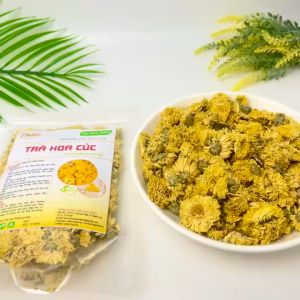 Trà Hoa Cúc Vàng Sấy Khô 100G Nguyên Bông Loại Đẹp Pha Trà Ngủ Ngon Thư Giãn Đẹp Da Tốt Cho Tim Mạch - An Hoà Phát