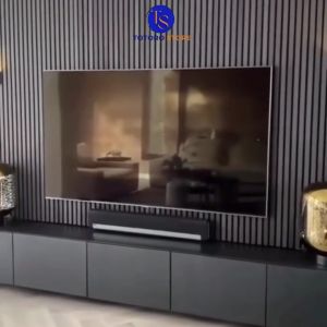 [TOTORO STORE] GW FA 1 Pcs Wood WPC Wall panel 3 Meter*16Cm Dekorasi Dinding Anti Rayap Dan Anti Air WPC Aestetic Dinding Motif Kayu 3D