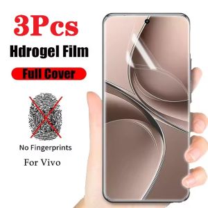 3Pcs Hydrogel Film For Vivo V50 V40 SE V30 Lite V30e S19 S18 S17 S16 Pro S20 S18e Full Cover Screen Protector