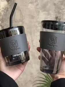 Yoowoo Botol Minum Aesthetic / Tempat Minum Transparant / Water Bottle Transparant