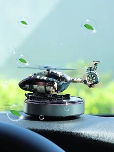 Pajangan Helikopter Dashboard Mobil Berputar Menggunakan Sinar Matahari dan Mengeluarkan Aroma Parfum Mobil