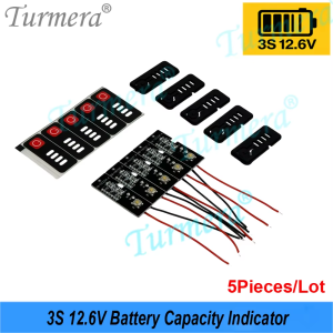 4LED Battery Capacity Indicator 3S 12.6V 5S 18V 21V Turmera Power Monitor DIY 18650 21700 Cell for Drill Screwdriver Battery