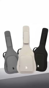 Guitar Bag กระเป๋ากีต้าร์โปร่ง 41 นิ้ว Soft Case กระเป๋ากีต้าร์คลาสสิค ผ้า Oxford กันน้ำคุณภาพสูง ผ้าฝ้ายมูก 20 มม กระเป๋ากีตาร์พื้นบ้าน สายสะพายไหล่ ซิปคู่ กระเป๋ากีต้าร์บูตฟองน้ำ