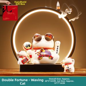 Wealth-Attracting Lucky Cat Decor