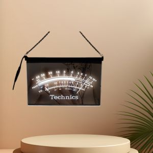 Technics Peak VU dB LED Neon Sign-3D แกะสลัก Wall Art สําหรับ Homeห้องห้องนอนสํานักงานตกแต่งบ้านไร่