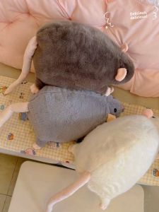 QIAOSHANG | Soft Plush Pillow Teddy Rat Toy