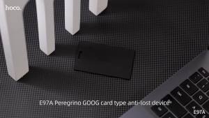 【For Android】HOCO E97A Card Type Smart Tag Intelligent Positioning Anti-lost Device Google Find My Device Network GPS Positioning Tracker Lost Reminder Card Style Anti-Lost Locator