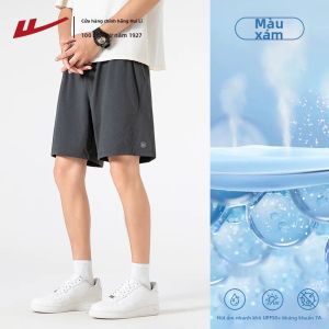 Warrior | Quần Short Nam Chất Liệu Kẻ Sọc Lạnh Nhanh Khô Cho Mùa Hè