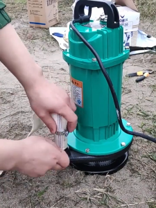 220V Cutting Sewage Pump 1000W 2HP Portable Sewage Heavy Duty Submersible Pump Household Jet Pump