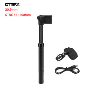 Wireless Remote Control Dropper Seatpost 27.2/30.9/31.6/34.9mm 100/125/150/175mm Travel Electronic Adjustable  Bike Seat Post