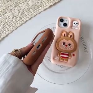 Case Viral Labubu Pop Socket iPhone 11 / 12/ 13 / 14 / 15 Pro Promax