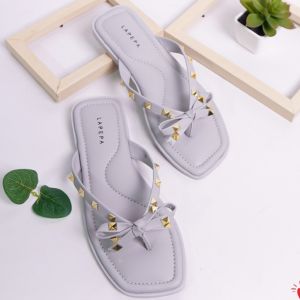 Sandal Wanita LAPEPA ARUMI Sendal Teplek Casual Flat Model Duri Premium