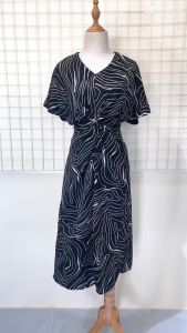 ĐẦM Trung Niên Cao Cấp Dáng Dài Sang Trọng Quý Phái Cực Xinh Bigsize Cho Các Cô Đi Tiệc U40 U50 U60 lt862