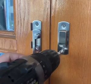 SSSuperior+ Hasp Latch Lock Sliding Door Window Cabinet Fitting Room Stainless Door Lock Safety Buckle