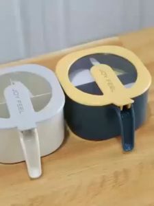 Tempat Bumbu Dapur Serbaguna 4 in 1 Wadah Penyimpanan Bumbu Gulu Garam Rempah Seasoning Box Praktis ABS Berkualitas