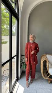 ONE SET CRINKLE POM POM PREMIUM / SETELAN WANITA TERBARU 2023 / TWO PIECE SET WANITA / ONE SET KEMEJA WANITA IMPORT / SETELAN WANITA KOREAN STYLE / SET CRINKLE PREMIUM DEWASA / SET WANITA IMPORT TERBARU KEKINIAN / SET BLOUSE DAN CELANA TERBARU