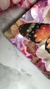 พาเลตอายแชโดว์ 35 สี เม็ดสีแน่นติดทน Coco Urban Purple Buttlefly No.2861