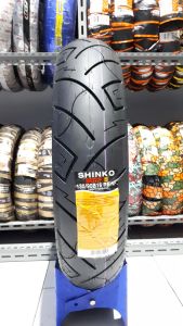 Ban Motor SHINKO SR777 Cruiser WW 130/90-16 Ring 16 Front White Wall Motor Gede Harley Davidson dll