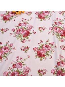 Vải In Hoa Hồng Cổ Điển DIY 160x100cm Dành Cho Quần Áo Trẻ Em Đồ Trải Giường May Chần Bông Và Váy Bé Gái 100% Polyester Chất Liệu Brocade