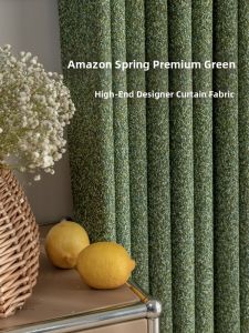 Ring Yarn Chenille Full Light Blocking Curtain