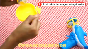 Smile - Mainan Anak Pistol Sabun Bubble Dolphin 5 Mata Bubble Gun Gelembung Sabun