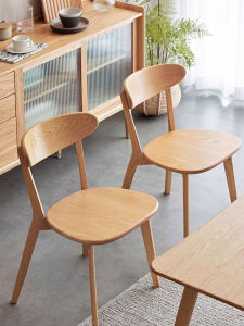 MU FENG ZHI NAN | Solid Wood Nordic Dining Chair