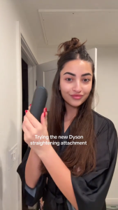 Phụ kiện Đầu nối duỗi tóc dành cho máy sấy tóc Dyson airwrap giúp tạo kiểu tóc mượt mà giảm thiểu hư tổn và gãy rụng tóc